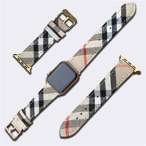 apple watch burberry band|authentic burberry apple watch band.